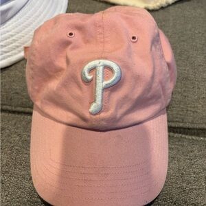 Stylish Pink Women's Cap with Embroidered Logo